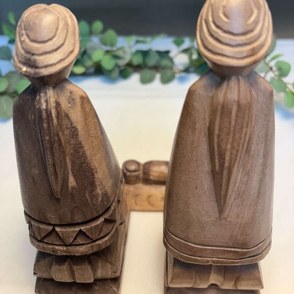 Handcrafted Wooden Nativity Figurines - Picture 3 of 8